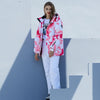 Women's Arctic Queen Insulated Pink Goose Two Piece Snowsuits