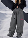 Women's Utility Techline Durable Stretch Cargo Baggy Freestyle Fit Snowboard Pants