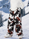 Men's Park Rider Nightline Cargo Pockets Reflective Trim Baggy Snowboard Pants