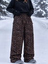 Women's Park Rider Nightline Cargo Pockets Reflective Trim Baggy Snowboard Pants