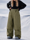 Women's Utility UrbanCraft Cargo Double Knee Snowboard Pants with Rivet-Reinforced Panels