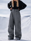 Women's Utility Wild Soul Crew Heavy Stitch Cargo Baggy Fit Snowboard Pants