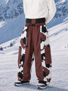 Men's Reflective Wild Motion Colorblock Extra Baggy Snowboard Pants