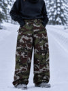 Women's Park Rider Nightline Cargo Pockets Reflective Trim Baggy Snowboard Pants