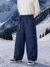 Men's Utility Techline Durable Stretch Cargo Baggy Freestyle Fit Snowboard Pants