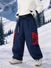 Men's Park Rider Hyper Flux Urban Graffiti Cargo Freestyle Baggy Snow Pants
