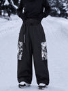 Women's Park Rider Hyper Flux Urban Graffiti Cargo Freestyle Baggy Snowboard Pants