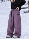 Women's Utility Techline Durable Stretch Cargo Baggy Freestyle Fit Snowboard Pants