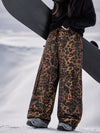 Women's Park Rider Nightline Cargo Pockets Reflective Trim Baggy Snowboard Pants