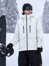 Men's UrbanCraft Workwear Utility Freestyle Snowboard Jacket – Reflective Hood & Street Style