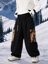 Men's Park Rider Hyper Flux Urban Graffiti Cargo Freestyle Baggy Snow Pants