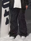 Women's Mountain Fancy Polka Dot Stars Freestyle Snow Pants