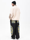 Men's Mountain-Ready Faux Sherpa Fleece Pullover & Swaggy Reflective Cargo Snow Pants