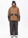 Men's Chillform Reflective Camo Snow Suit – Glow Trail Jacket with Baggy Snow Pants Set
