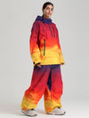 Women's Gsou Snow Durable Mountain Vibe Pullover Anorak Baggy Snow Suits