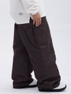 Women's Double Knee Mountain Freestyle Baggy Camo Snow Pants