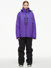 Men's Backcountry Mountain Windbreaker Thermal Snow Suits with Overalls Bibs