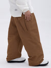 Women's Double Knee Mountain Freestyle Baggy Camo Snow Pants