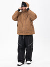 Men's Night Skiing Chill Reflective Snow Suit – Mountain Jacket & Streetstorm Baggy Pants Set