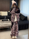 Women's First Encounter Blizzard Babe Leopard Pink Baggy Snow Suit