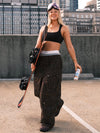 Women's Double Knee Mountain Freestyle Baggy Camo Snow Pants