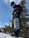 Men's All Weather Reflective Swaggy Graphic Cargo Snow Pants