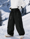 Men's Reflective Wild Motion Colorblock Extra Baggy Snowboard Pants