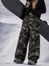 Women's Park Rider Nightline Cargo Pockets Reflective Trim Baggy Snowboard Pants