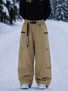 Women's Utility Techline Durable Stretch Cargo Baggy Freestyle Fit Snowboard Pants