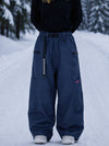 Women's Utility Techline Durable Stretch Cargo Baggy Freestyle Fit Snowboard Pants