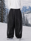 Men's Nightline Park Baggy Snow Pants with Reflective Curve
