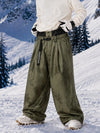 Men's Urban Vibe Workwear-Inspired Rivet-Trim Wide Fit OG Baggy Snowboard Pants