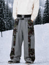 Men's Reflective Wild Motion Colorblock Extra Baggy Snowboard Pants