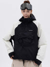 Women's Mountain Freestyle Cargo Pocket Bomber Camo Snowboard Jacket