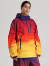 Women's Gsou Snow Durable Mountain Vibe Pullover Anorak Baggy Snow Jacket
