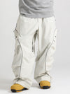 Men's Gsou Snow Luminous Edge Reflective Cargo Baggy Snow Pants