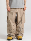 Men's Gsou Snow Furious Spark Reflective Fire Cargo Snow Pants