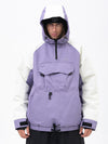 Men's Mountain Freestyle Cargo Pocket Pullover Bomber Snowboard Jacket