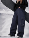 Women's Utility Wild Soul Crew Heavy Stitch Cargo Baggy Fit Snowboard Pants