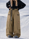 Women's Utility Techline Durable Stretch Cargo Baggy Freestyle Fit Snowboard Pants