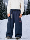 Men's Utility Techline Durable Stretch Cargo Baggy Freestyle Fit Snowboard Pants