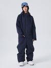 Women's Searipe Mountain Freerider One Piece Ski Suits Full Body Baggy Snowsuits