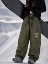 Women's Camden Punk Rivet Street Utility Cargo Snowboard Pants – Baggy Freestyle Fit