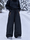 Women's Hyper Flux Extra Baggy Freestyle Snowboarding Pants with Side Zip Graffiti Panel