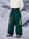 Men's Park Rider Hyper Flux Urban Graffiti Cargo Freestyle Baggy Snow Pants
