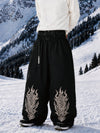 Men's Hyper Beast Durable All-Function Freestyle Baggy Snowboard Pants