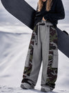 Women's Reflective Wild Motion Colorblock Extra Baggy Snowboard Pants