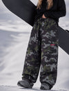 Women's Utility Techline Durable Stretch Cargo Baggy Freestyle Fit Snowboard Pants
