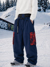 Men's Park Rider Hyper Flux Urban Graffiti Cargo Freestyle Baggy Snow Pants