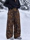 Women's Park Rider Nightline Cargo Pockets Reflective Trim Baggy Snowboard Pants
